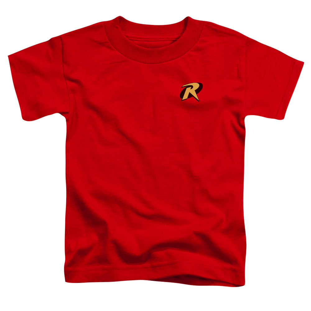 Batman - Robin Logo - Short Sleeve Toddler Tee - Red T-shirt