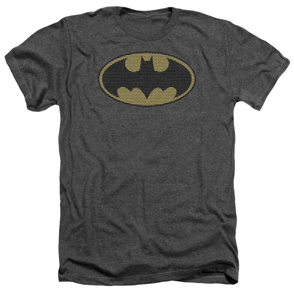 Batman - Little Logos - Adult Heather - Charcoal