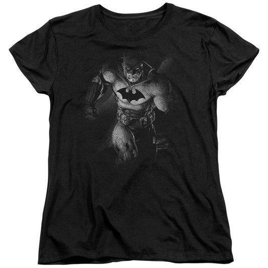 Batman - Materialized - Short Sleeve Womens Tee - Black T-shirt