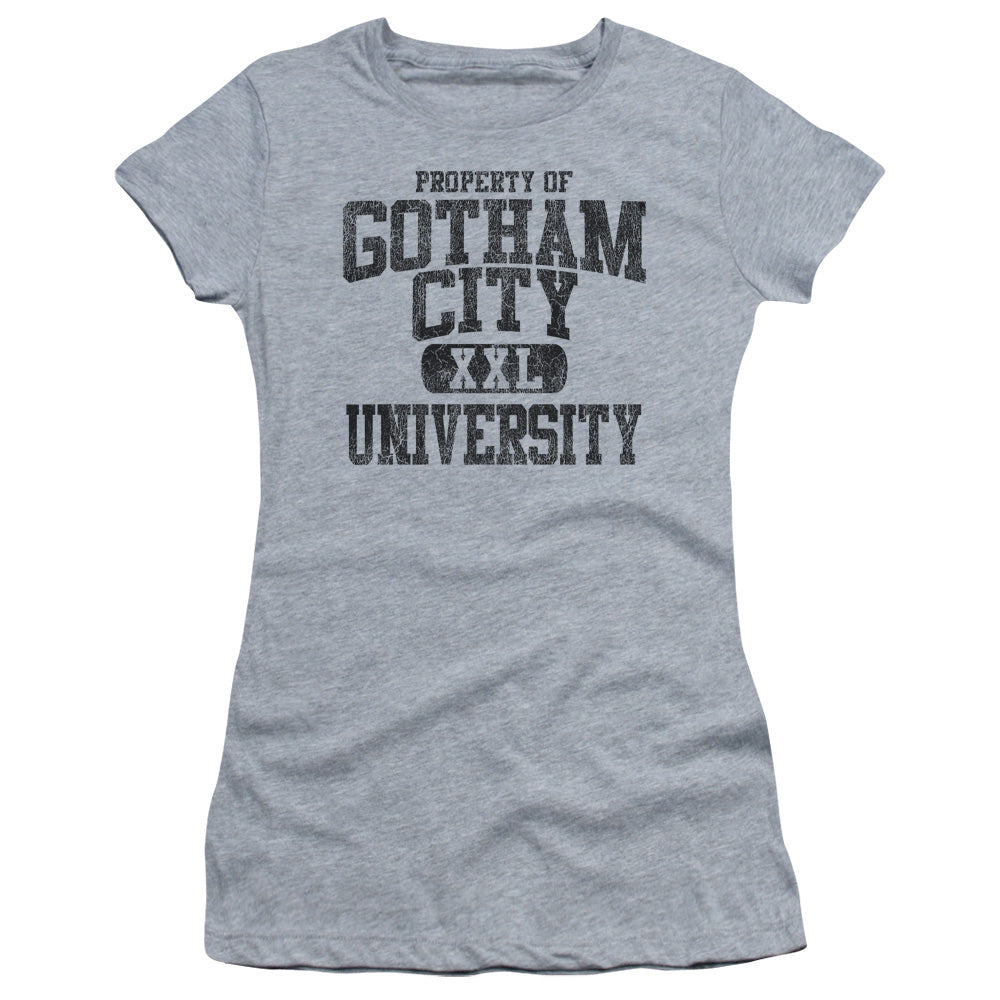 Batman - Property Of Gcu - Short Sleeve Junior Sheer - Athletic Heather T-shirt