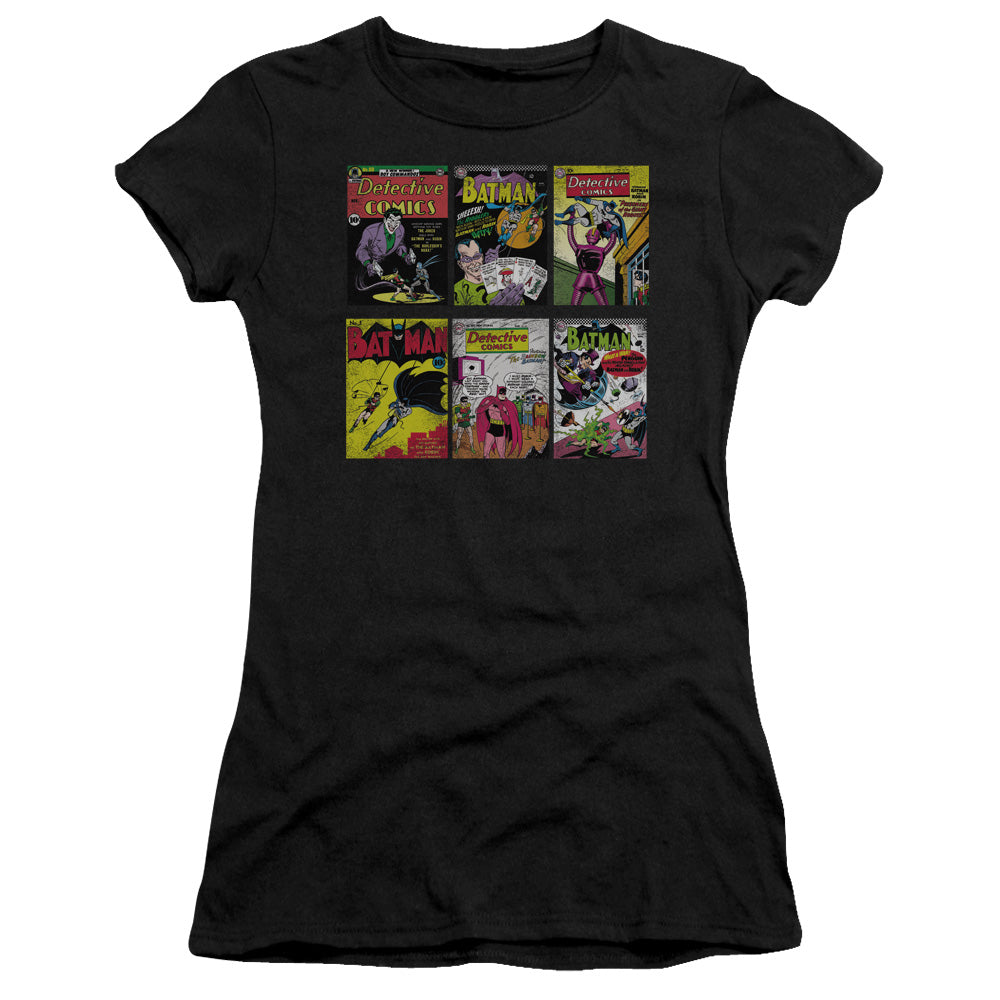 Batman - Bm Covers - Short Sleeve Junior Sheer - Black T-shirt