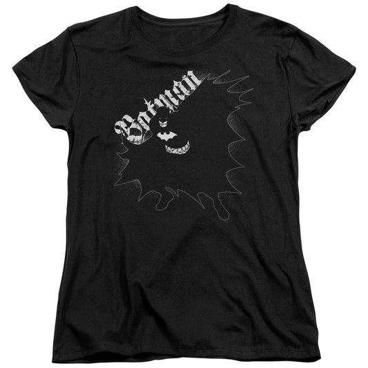 BATMAN DARKNESS - S/S WOMENS TEE - BLACK T-Shirt