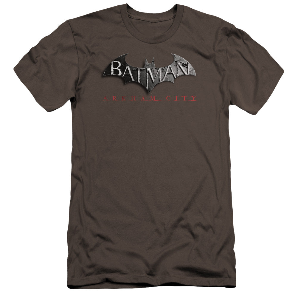 Arkham City - Logo-premuim Canvas Adult Slim Fit 30/1 - Charcoal