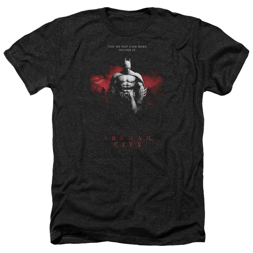 Arkham City - Standing Strong - Adult Heather-black