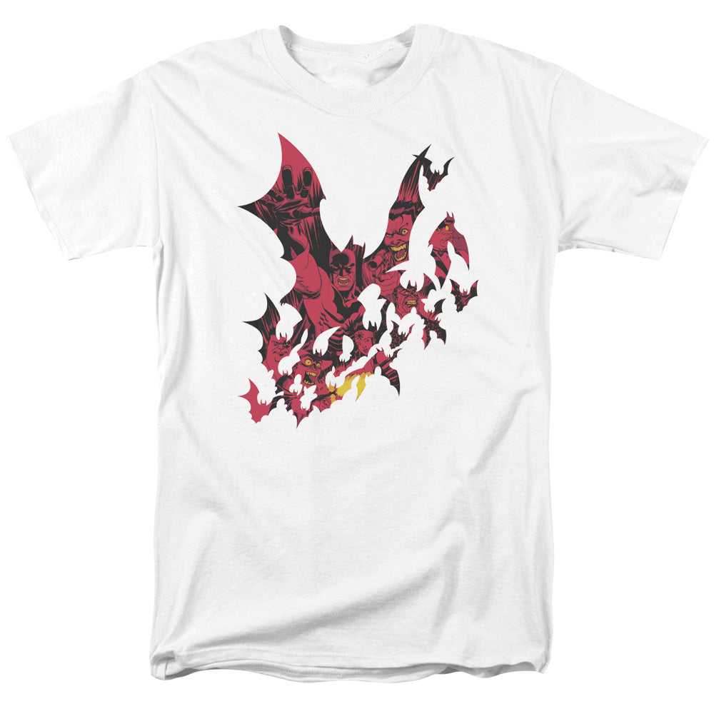 Batman - Broken City - Short Sleeve Adult 18/1 - White T-shirt