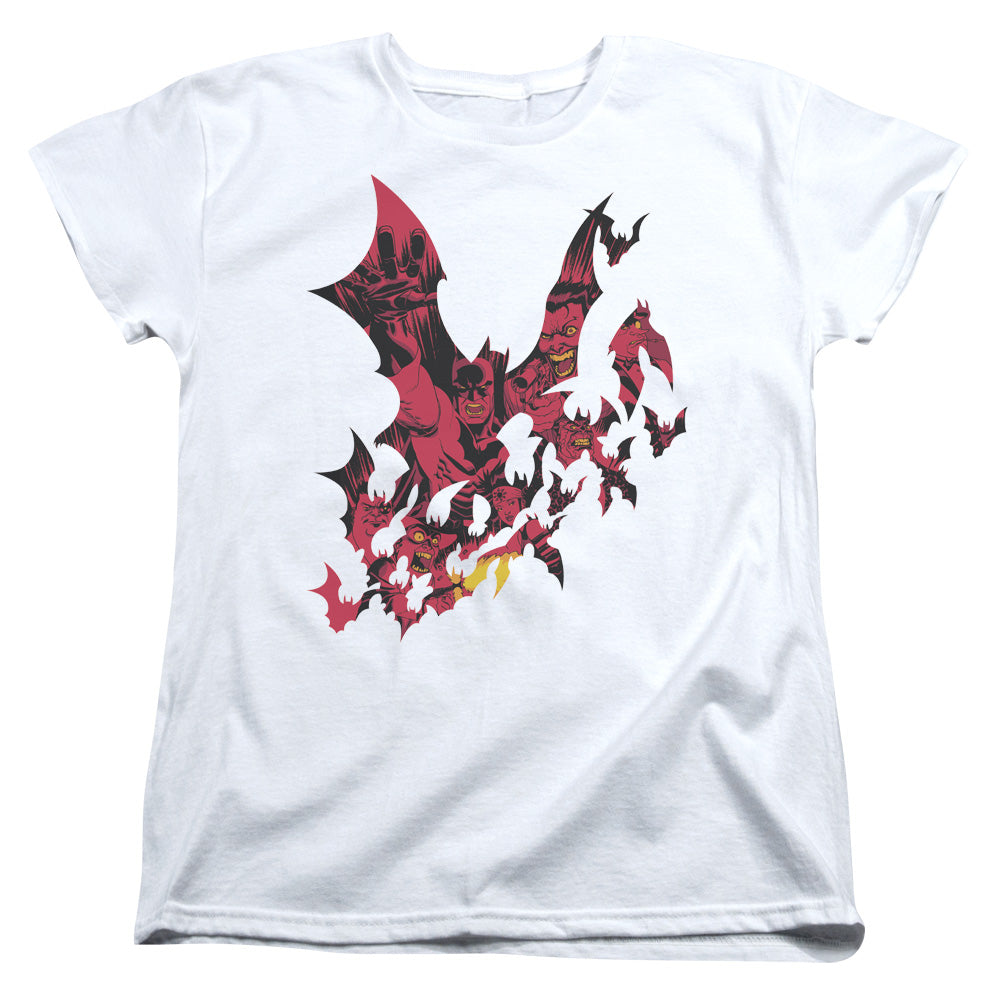 Batman - Broken City - Short Sleeve Womens Tee - White T-shirt