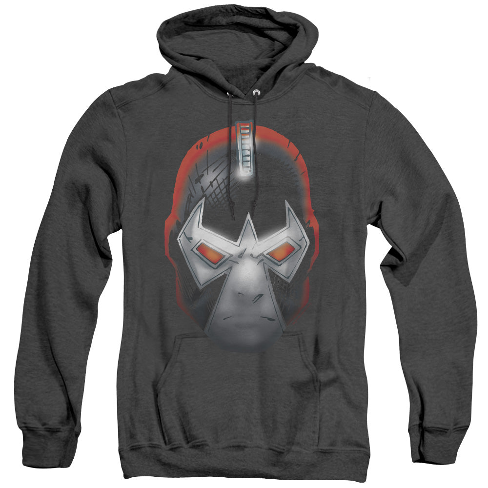 Batman - Bane Head - Adult Heather Hoodie - Black