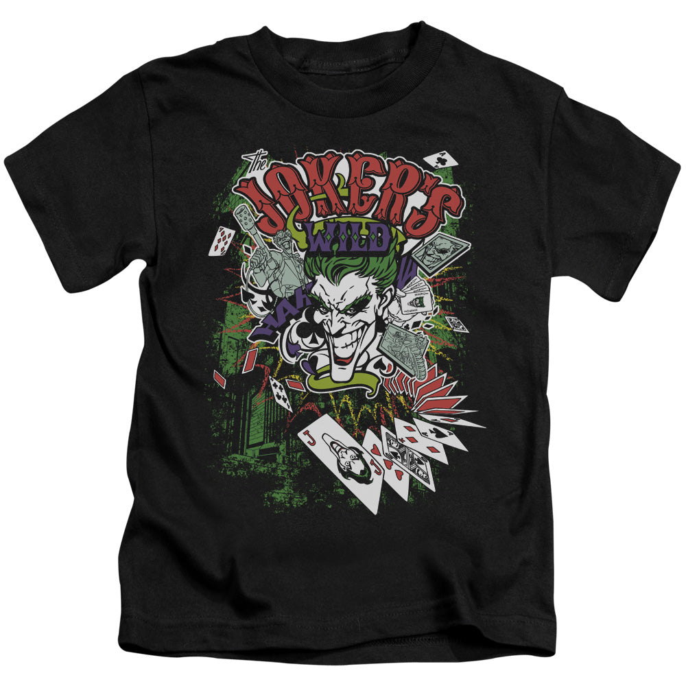 BATMAN JOKERS WILD - S/S JUVENILE 18/1 - BLACK - T-Shirt