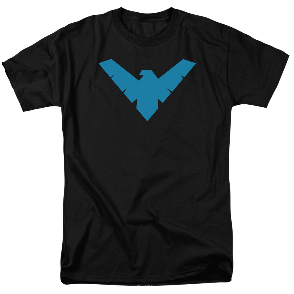 Batman - Nightwing Symbol - Short Sleeve Adult 18/1 - Black T-shirt