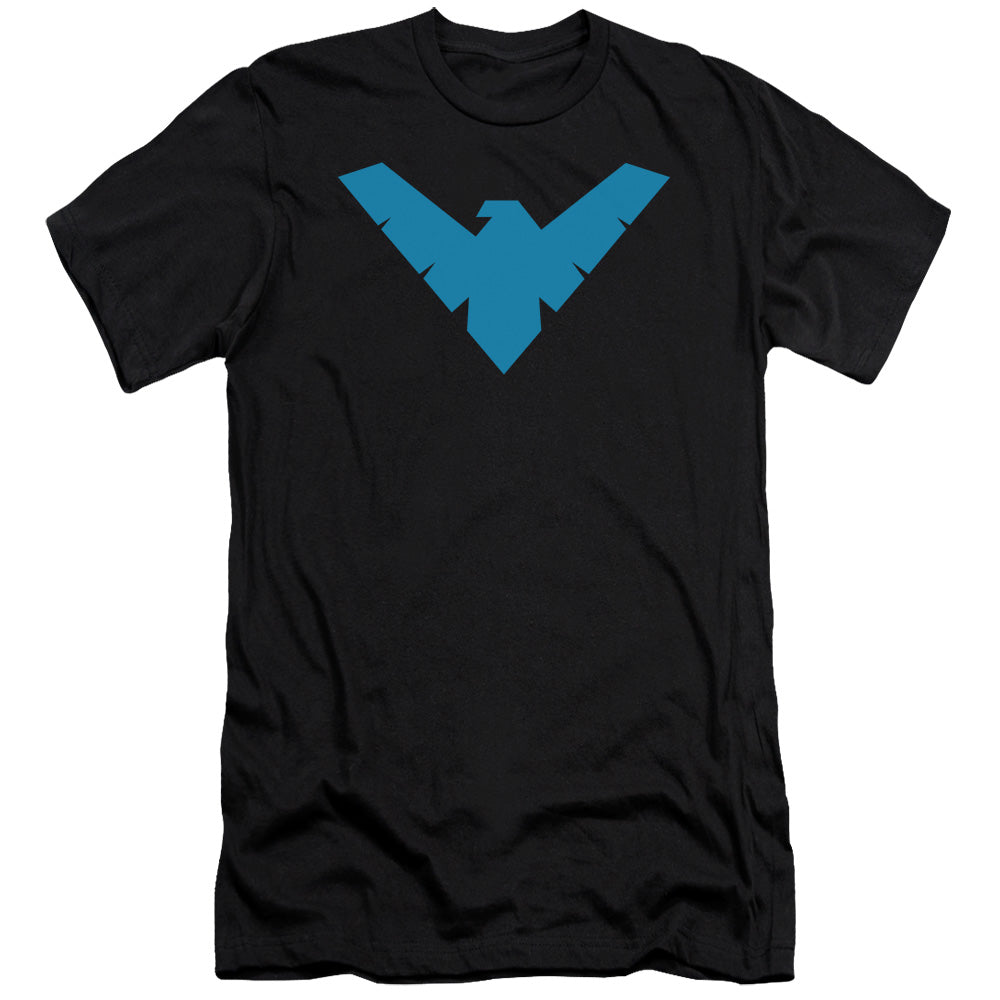 Batman - Nightwing Symbol - Short Sleeve Adult 30/1 - Black T-shirt