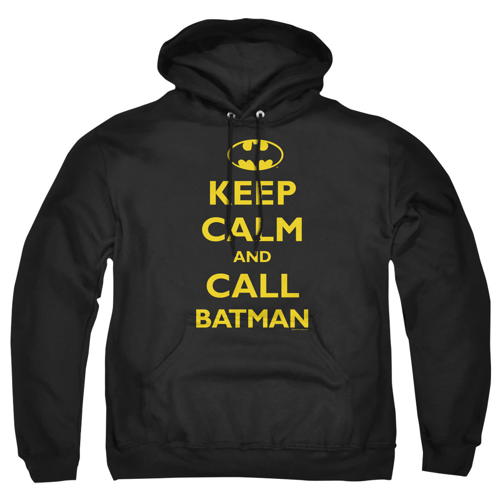 Batman - Call Batman - Adult Pull-over Hoodie - Black