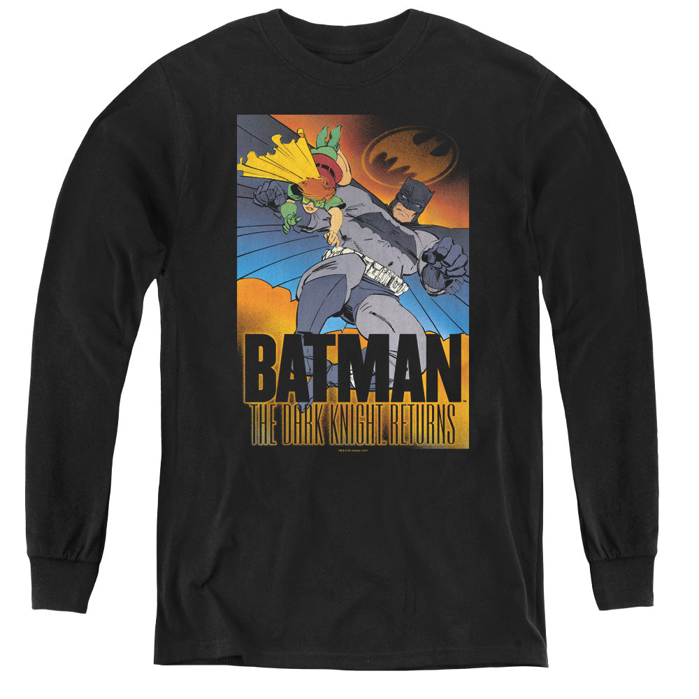 Batman - Dk Returns - Youth Long Sleeve Tee - Black