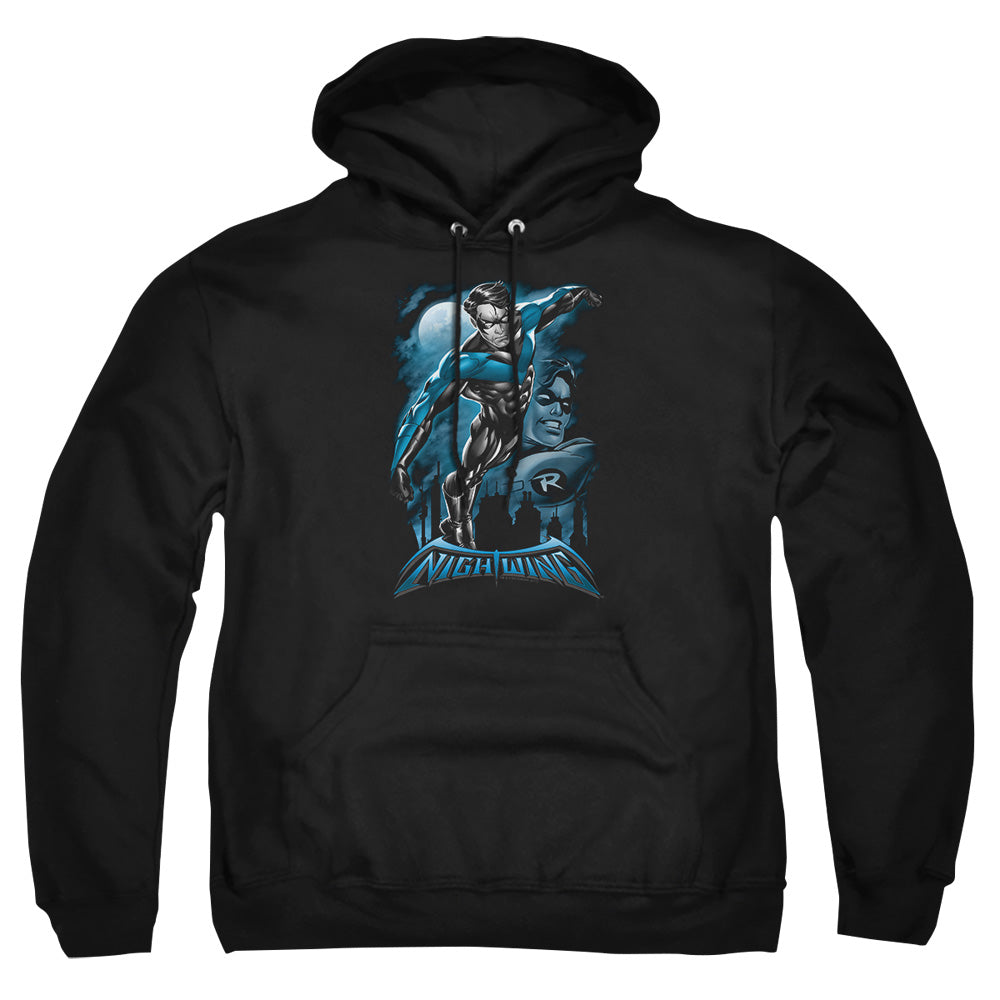 Batman - All Grown Up - Adult Pull-over Hoodie - Black