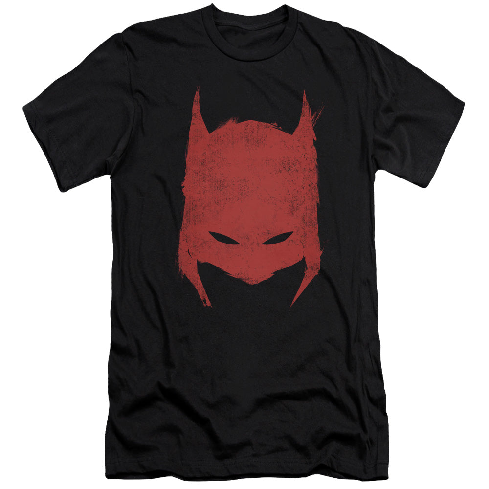 BATMAN HACKED & SCRATCHED - S/S ADULT 30/1 - BLACK T-Shirt