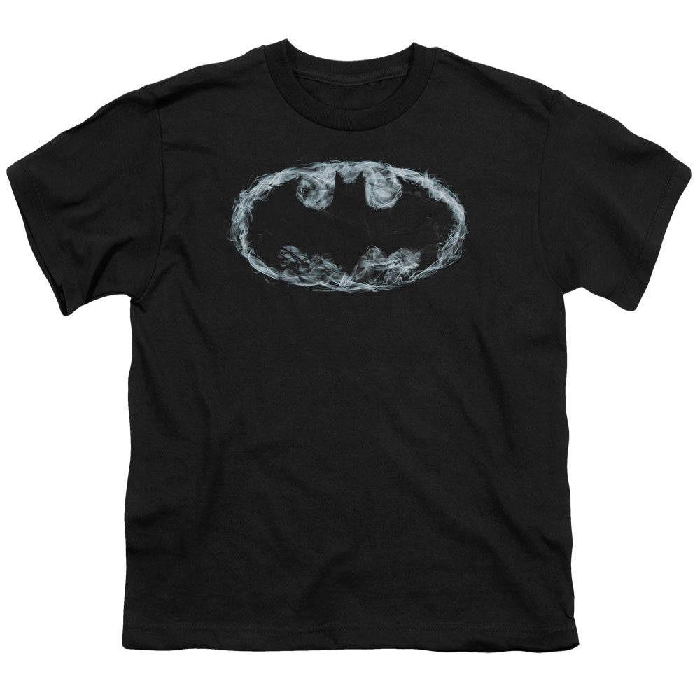 Batman - Smoke Signal - Short Sleeve Youth 18/1 - Black T-shirt