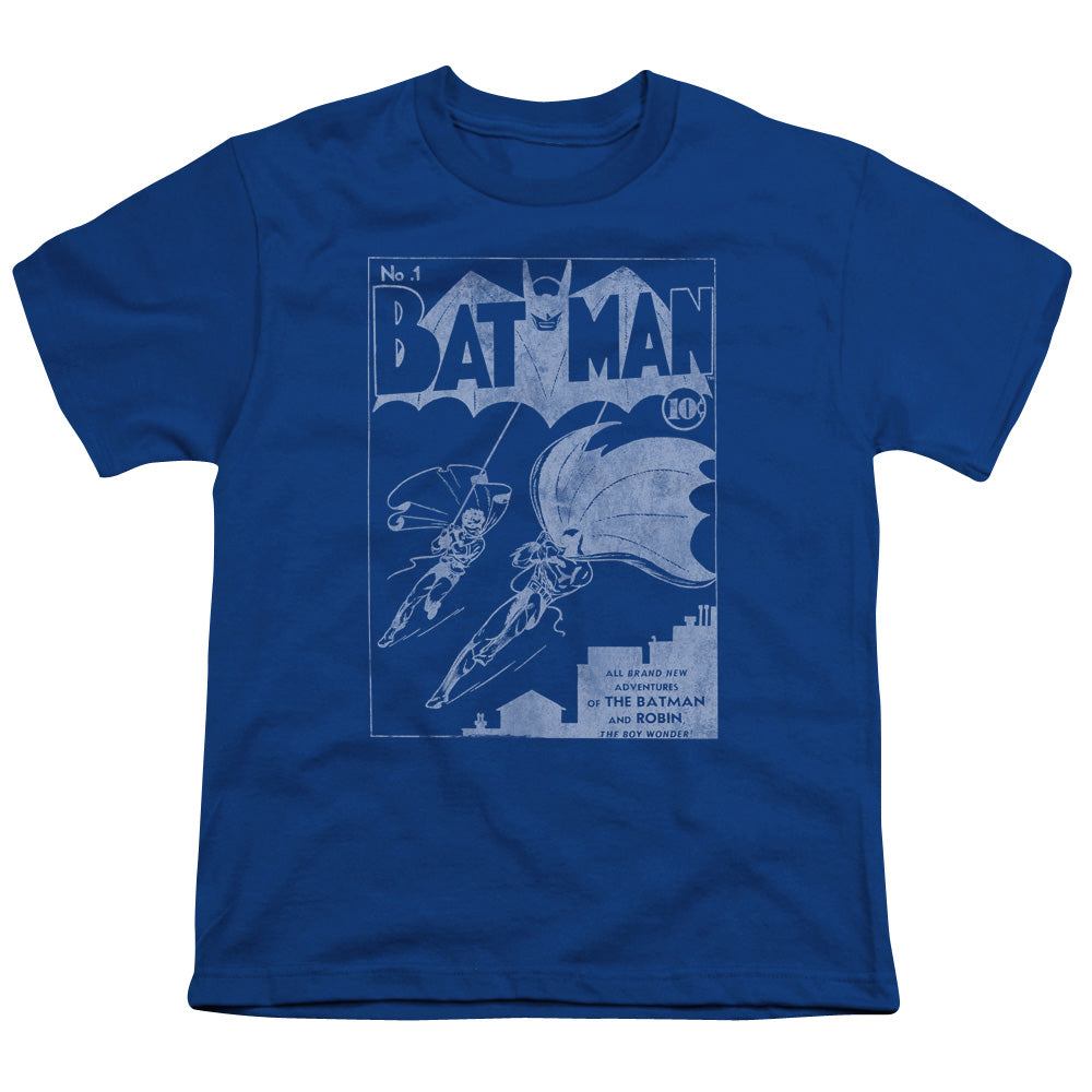 Batman - Issue 1 Cover - Short Sleeve Youth 18/1 - Royal Blue T-shirt