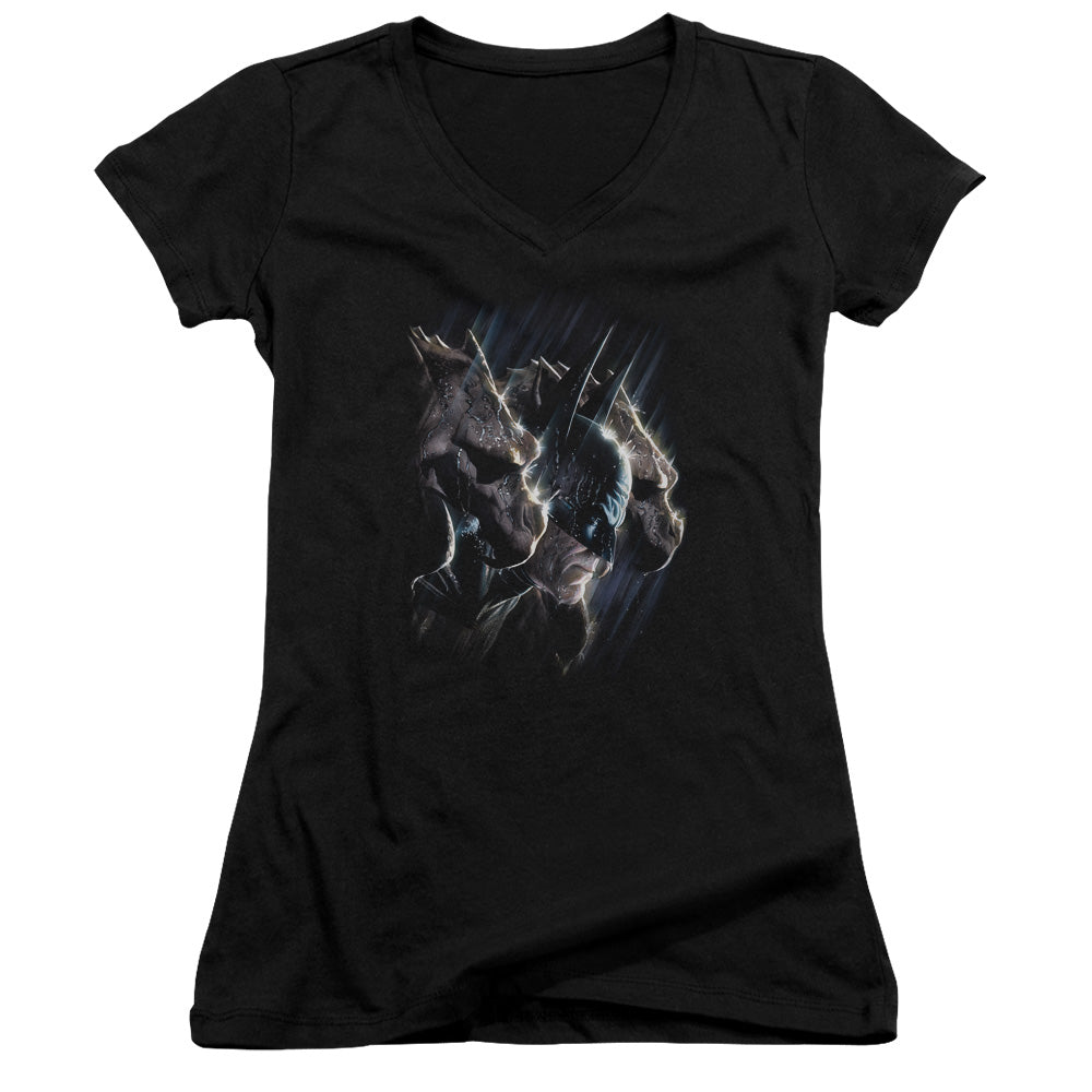 Batman - Gargoyles - Junior V-neck - Black