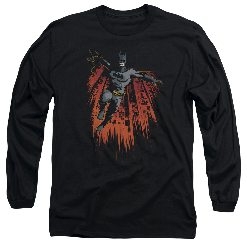 Batman - Majestic - Long Sleeve Adult 18/1 - Black T-shirt