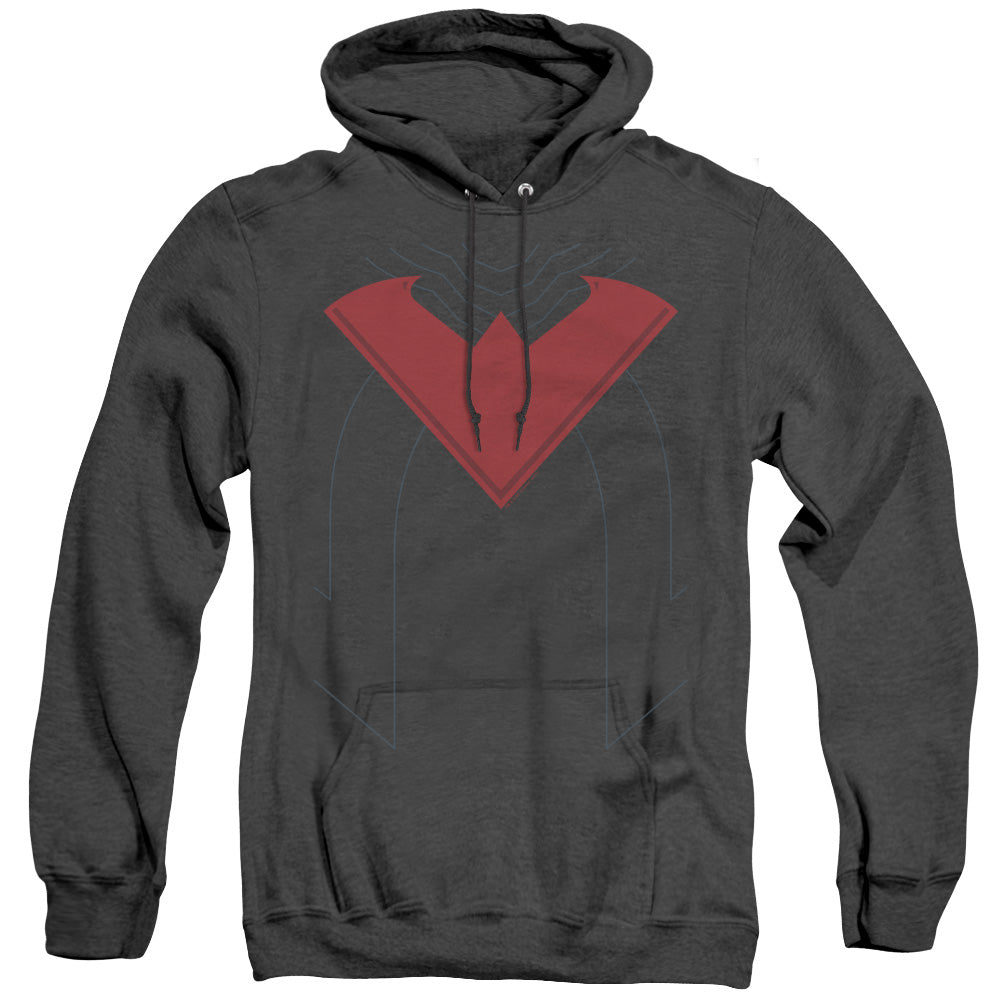 Batman - Nightwing Uniform 52 - Adult Heather Hoodie - Black