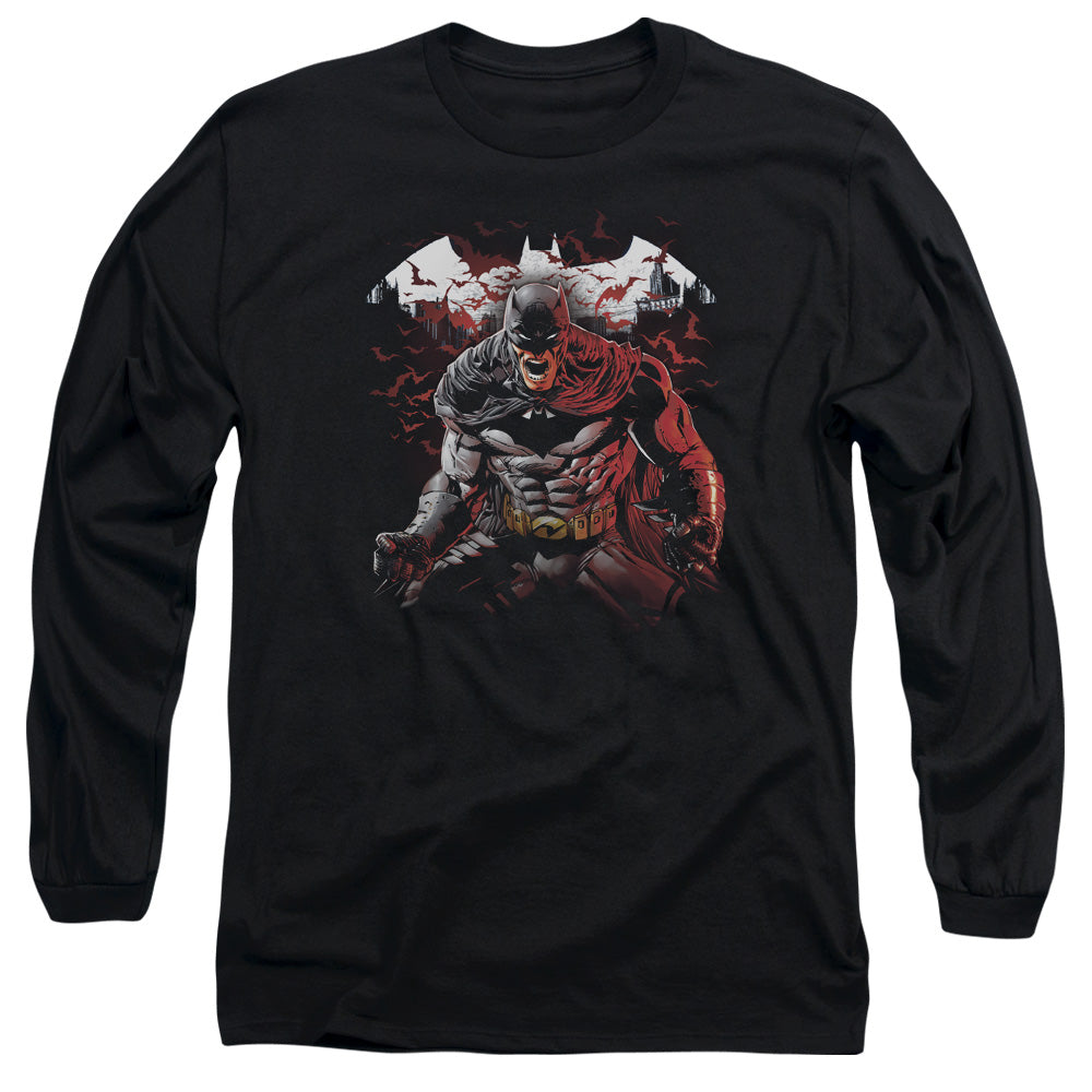 BATMAN RAGING BAT-L/S T-Shirt