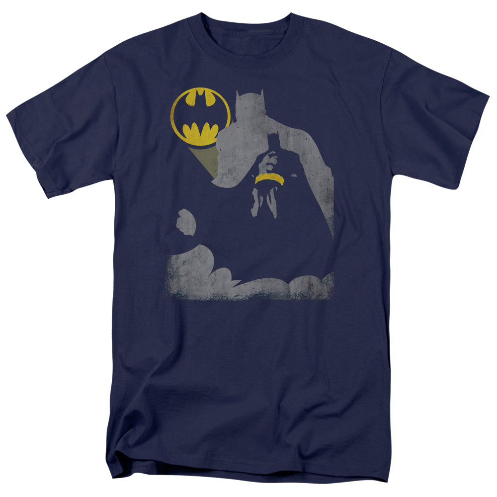 Batman - Bat Knockout - Short Sleeve Adult 18/1 - Navy T-shirt