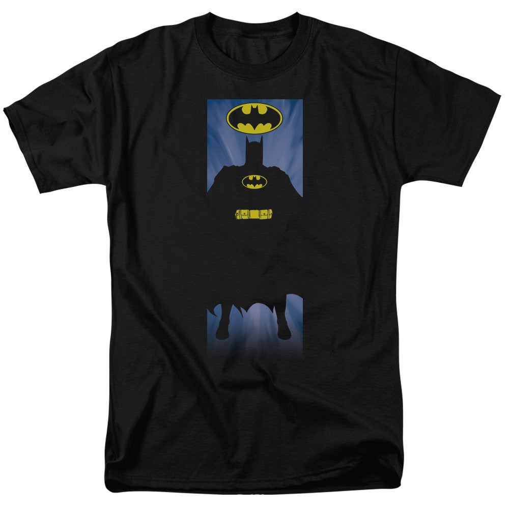 Batman - Batman Block - Short Sleeve Adult 18/1 - Black T-shirt