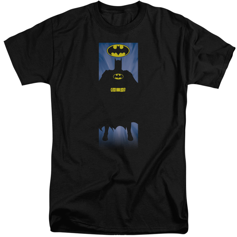 Batman - Batman Block - Short Sleeve Adult Tall - Black T-shirt