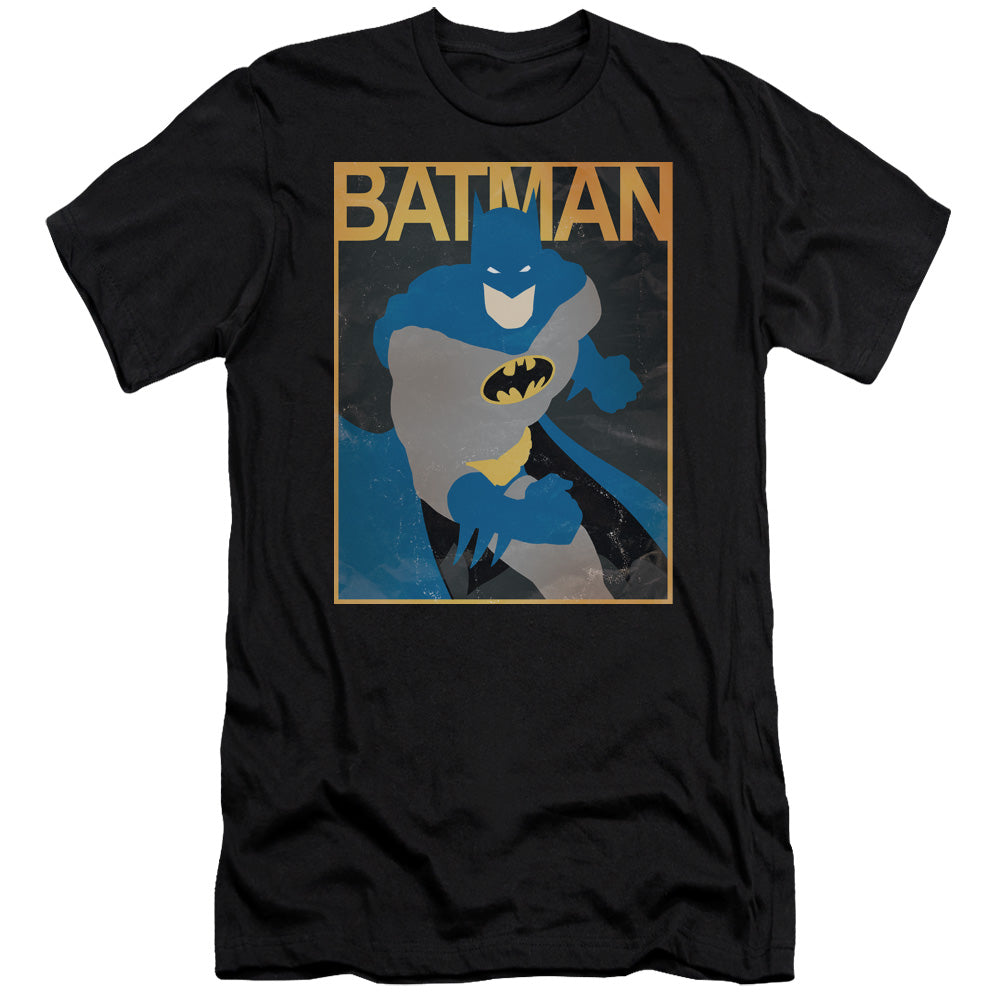 Batman - Simple Bm Poster - Short Sleeve Adult 30/1 - Black T-shirt