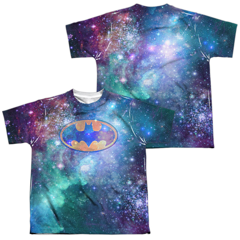 BATMAN GALAXY SYMBOL (FRONT/BACK PRINT)-S/S YOUTH T-Shirt