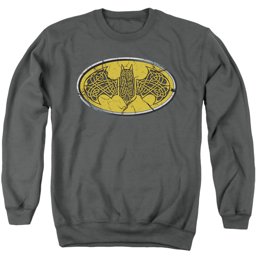 Batman - Celtic Shield - Adult Crewneck Sweatshirt - Charcoal