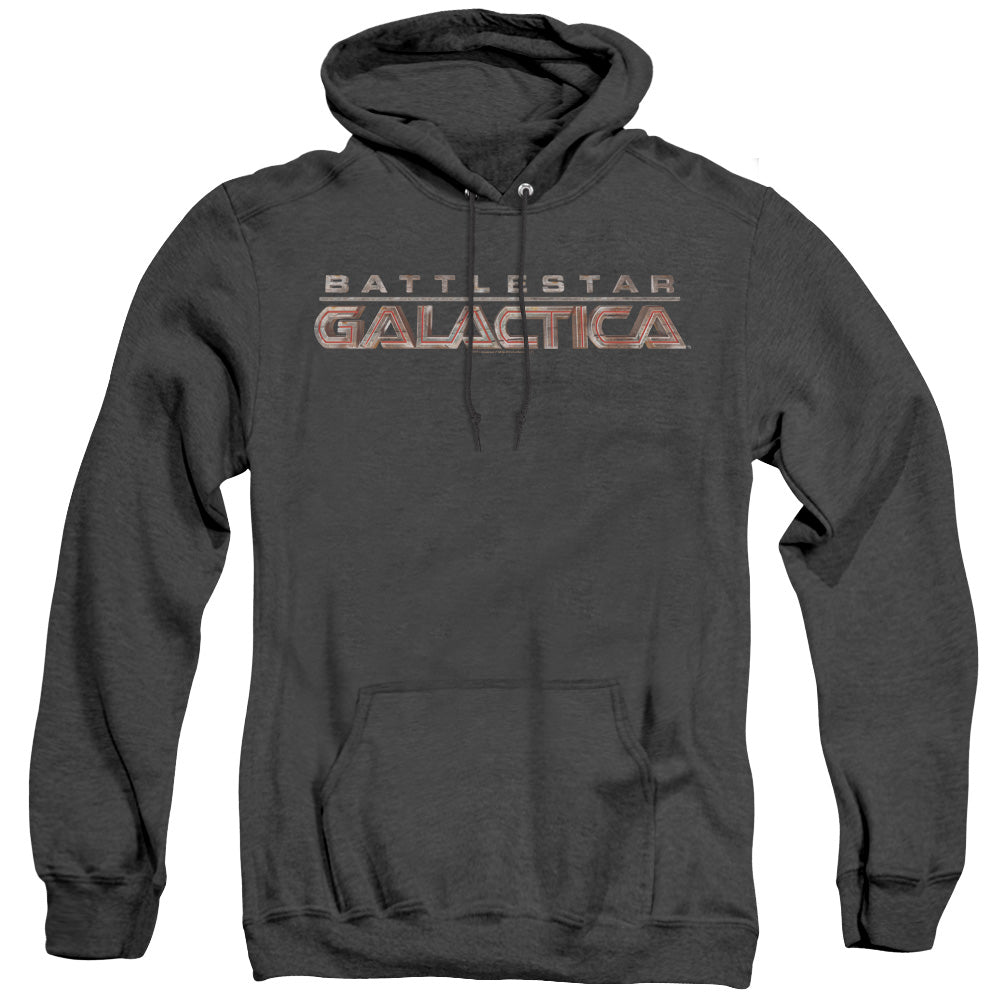 Bsg - Logo - Adult Heather Hoodie - Black