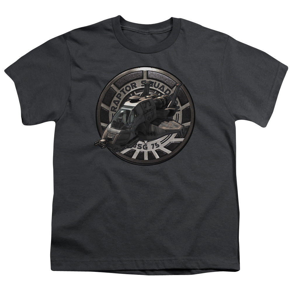 BSG RAPTOR SQUADRON - S/S YOUTH 18/1 - CHARCOAL T-Shirt