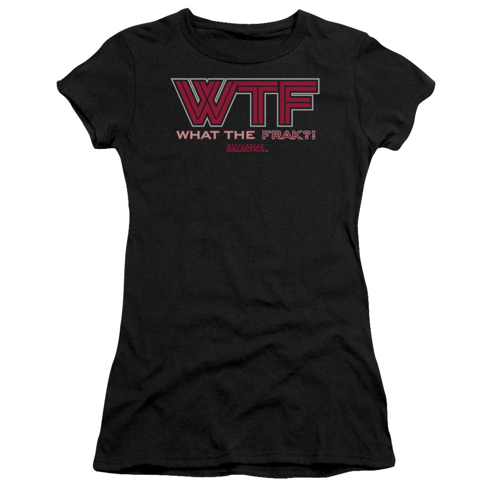 Bsg - Wtf - Short Sleeve Junior Sheer - Black T-shirt