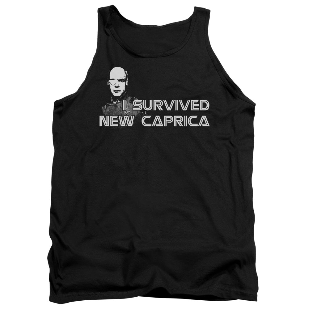 Bsg - I Survived New Caprica - Adult Tank - Black