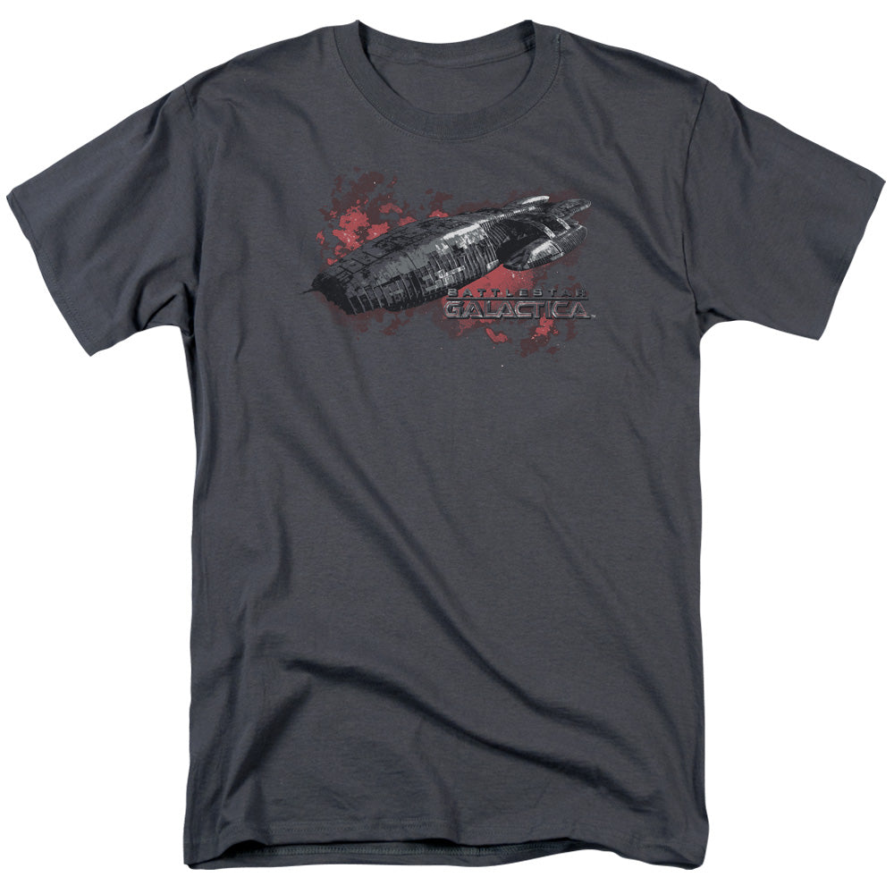 BSG GALACTICA - S/S ADULT 18/1 - CHARCOAL T-Shirt