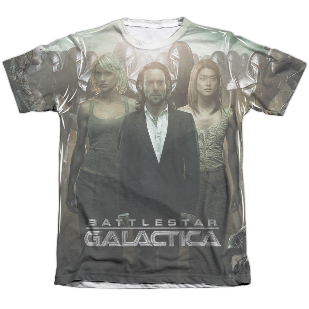 Bsg - Destiny Walk - Adult Poly/cotton Short Sleeve Tee - White T-shirt