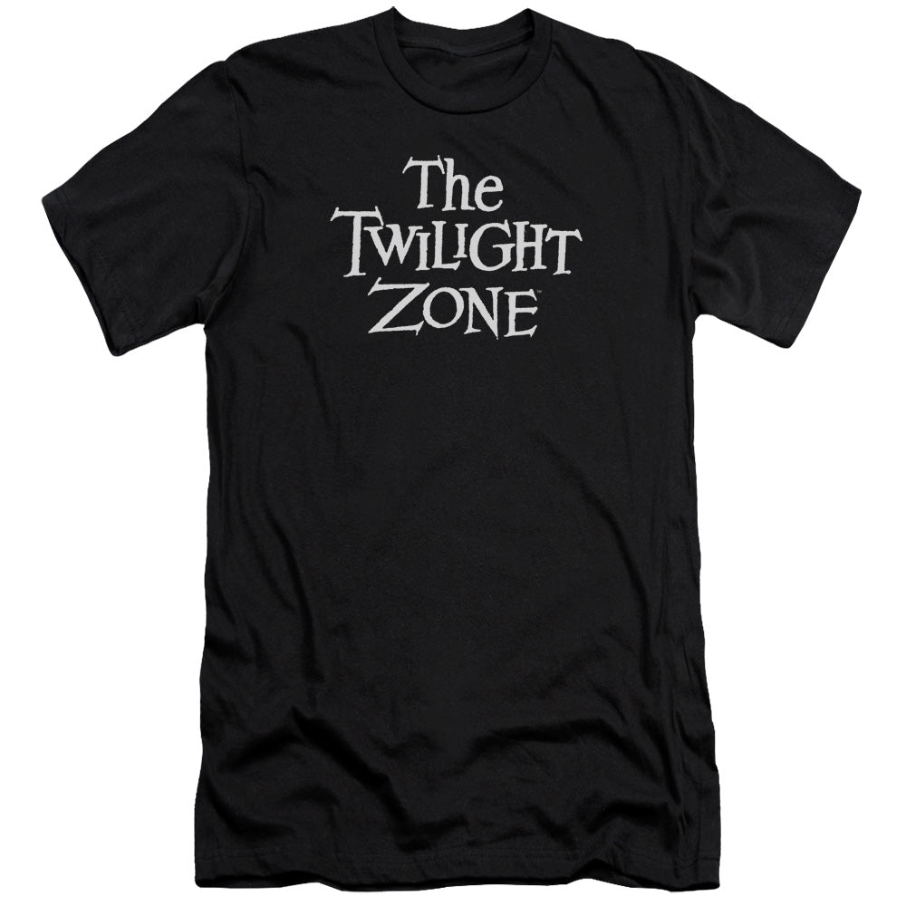 Twilight Zone - Logo - Short Sleeve Adult 30/1 - Black T-shirt