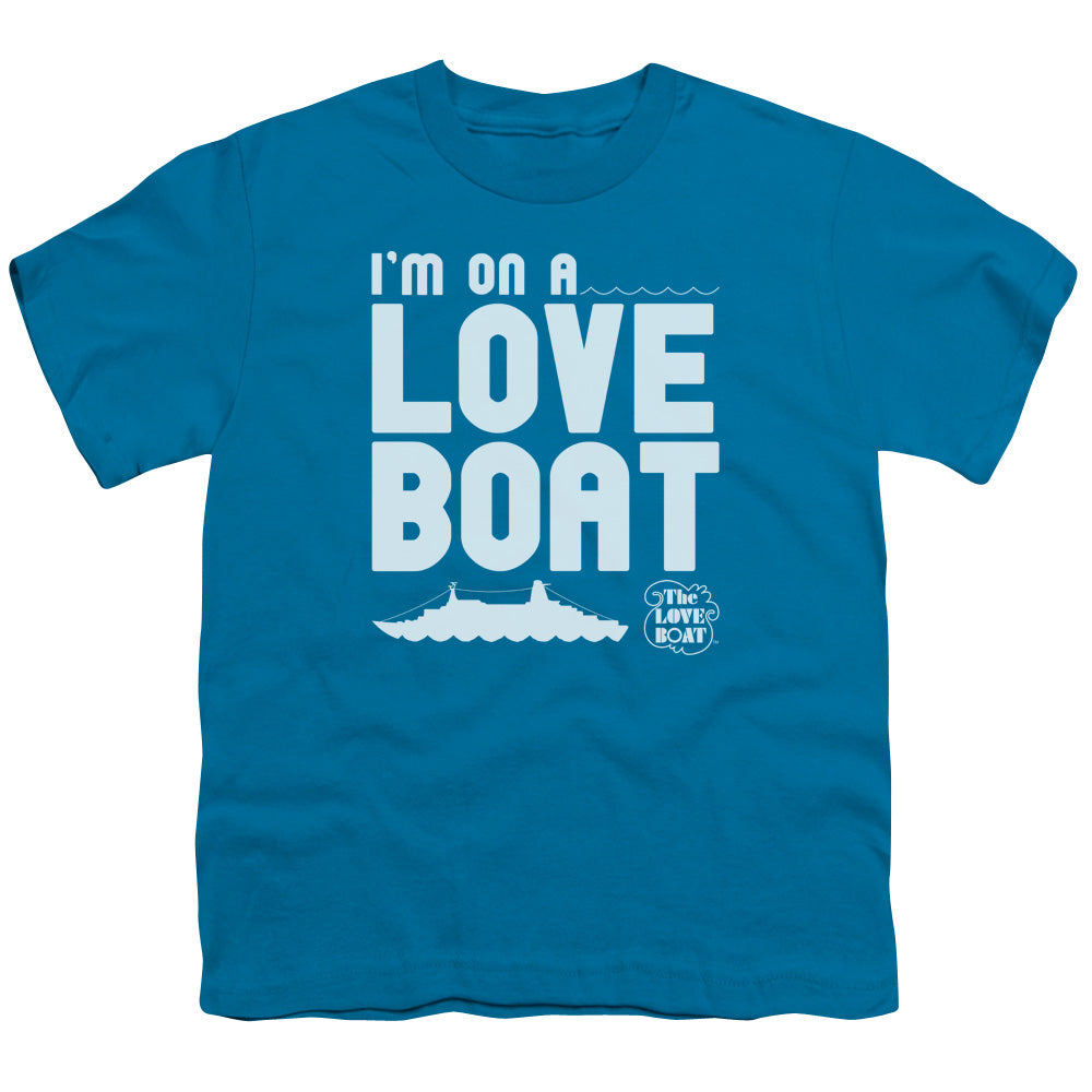 Love Boat - Im On A - Short Sleeve Youth 18/1 - Turquoise T-shirt