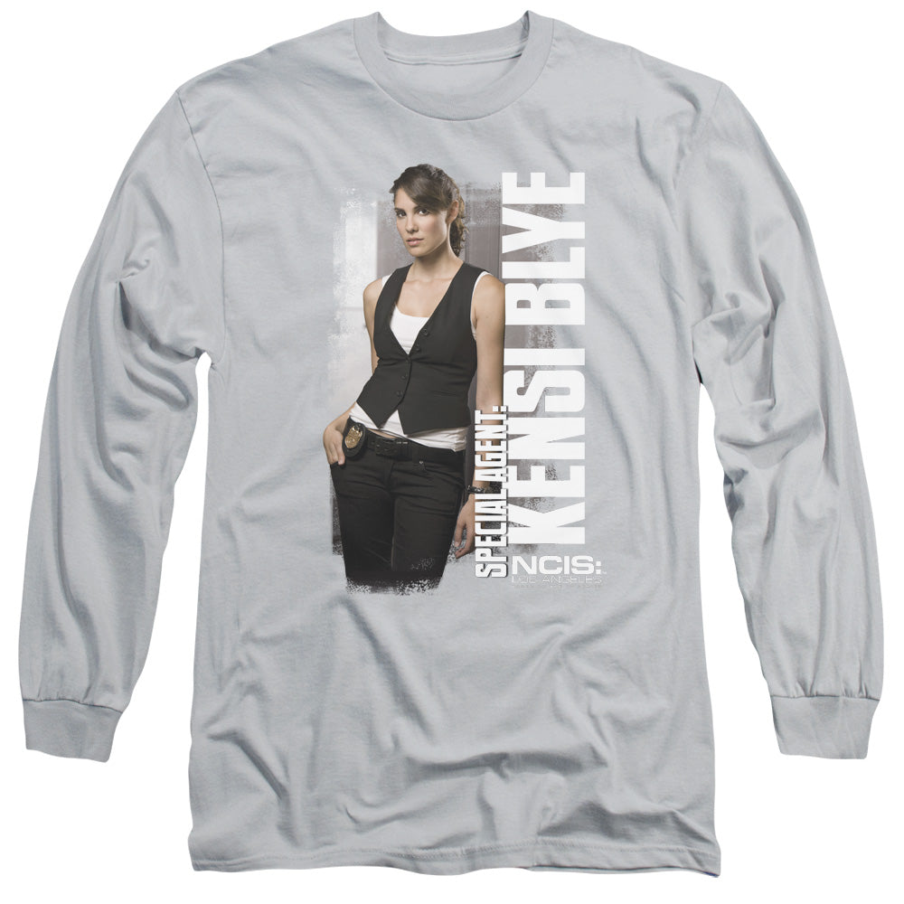 Ncis La - Kensi - Long Sleeve Adult 18/1 - Silver T-shirt