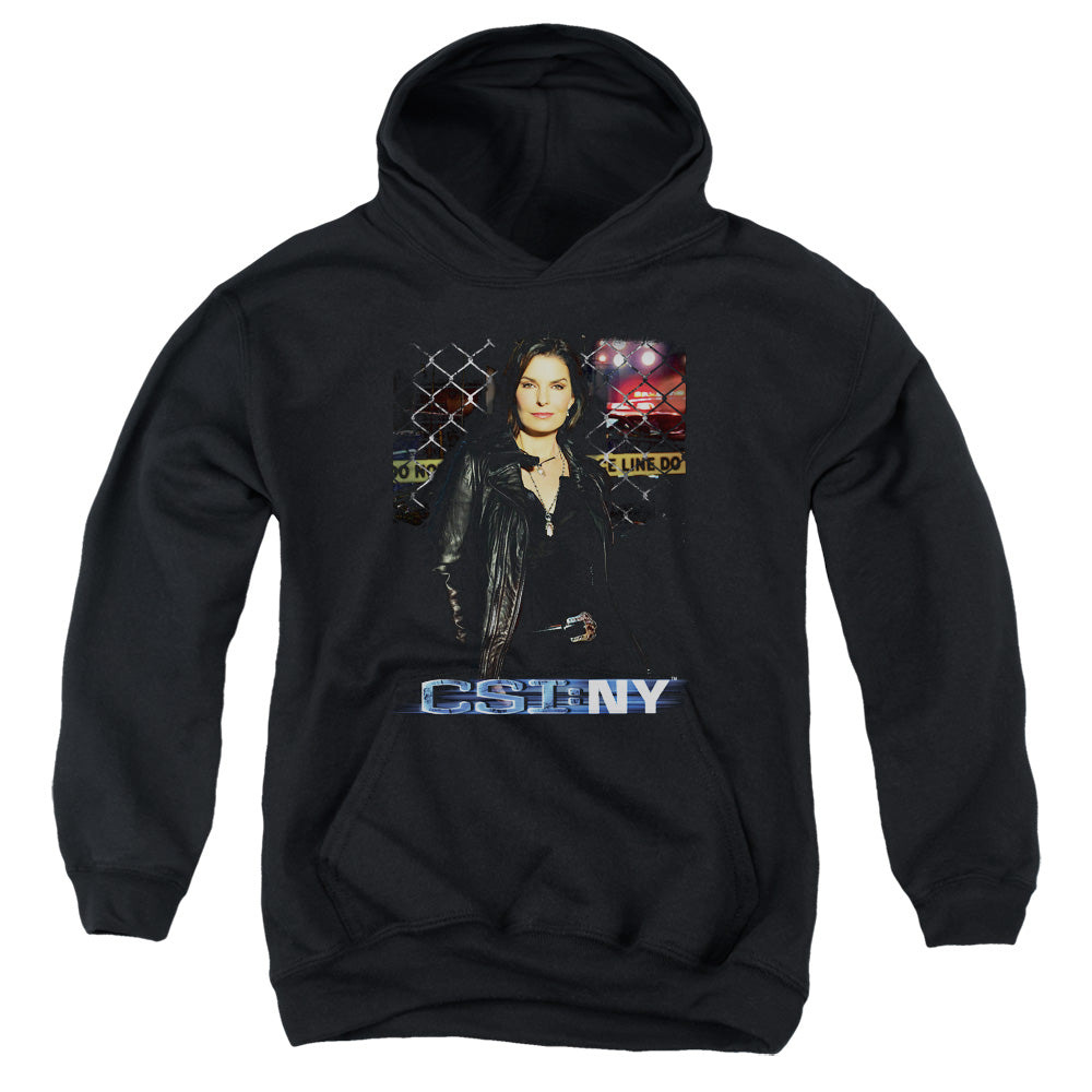 Csi Ny - Jo - Youth Pull-over Hoodie - Black