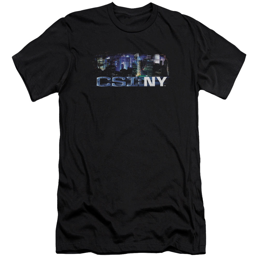 Csi Ny - Never Rests-premuim Canvas Adult Slim Fit 30/1 - Black