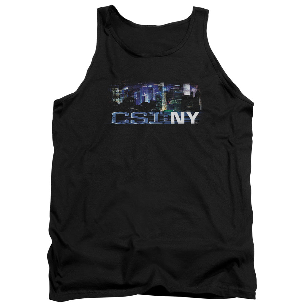 Csi Ny - Never Rests - Adult Tank - Black