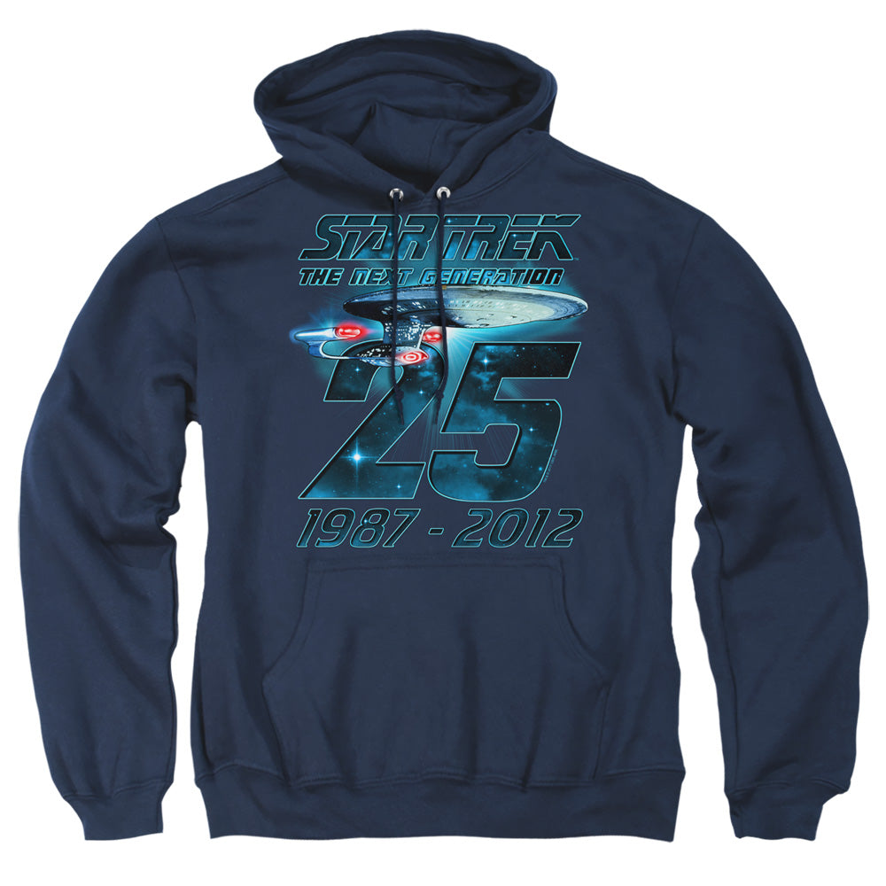 Star Trek - Enterprise 25 - Adult Pull-over Hoodie - Navy