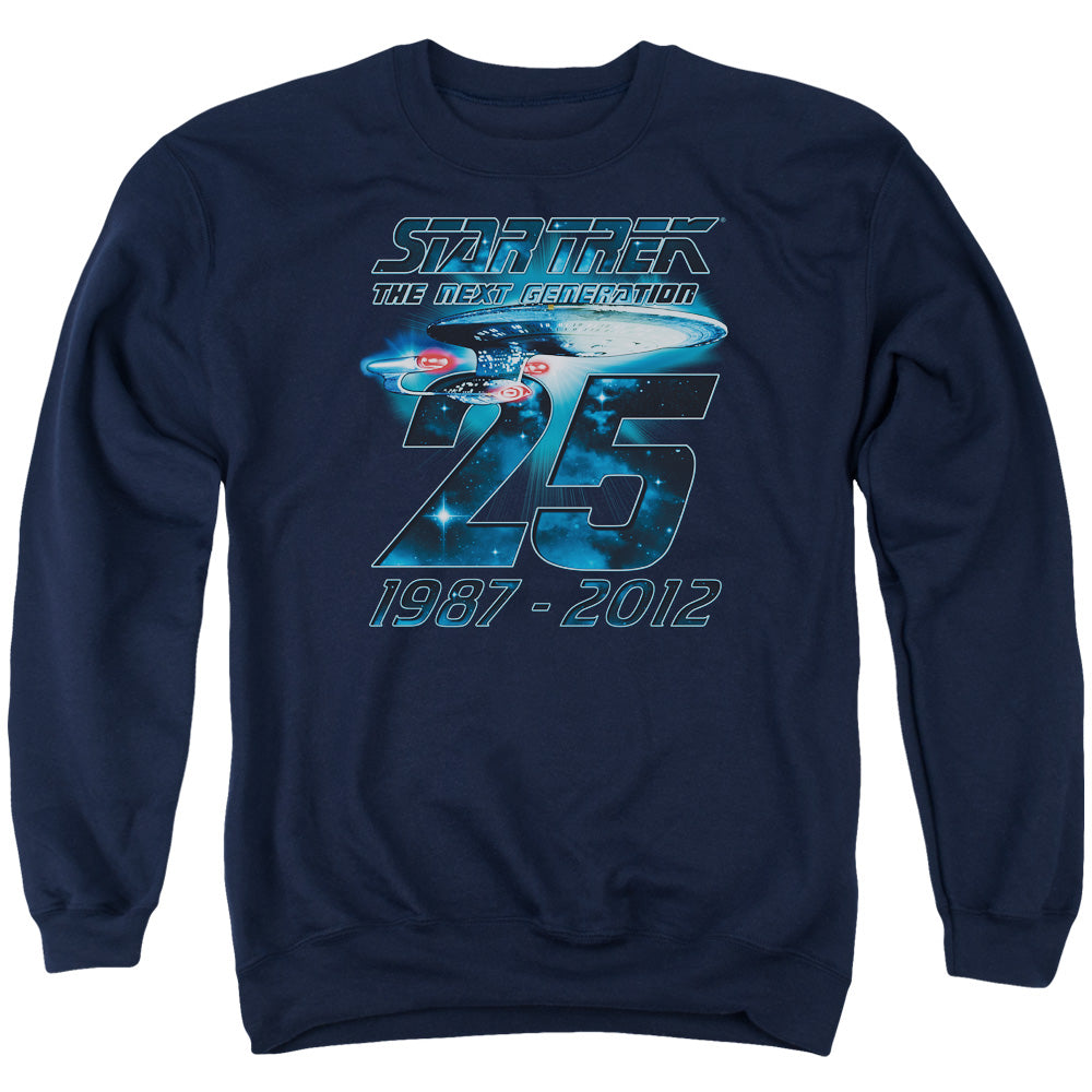 Star Trek - Enterprise 25 - Adult Crewneck Sweatshirt - Navy