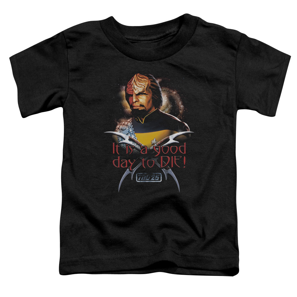 STAR TREK GOOD DAY TO DIE - S/S TODDLER TEE - BLACK - T-Shirt