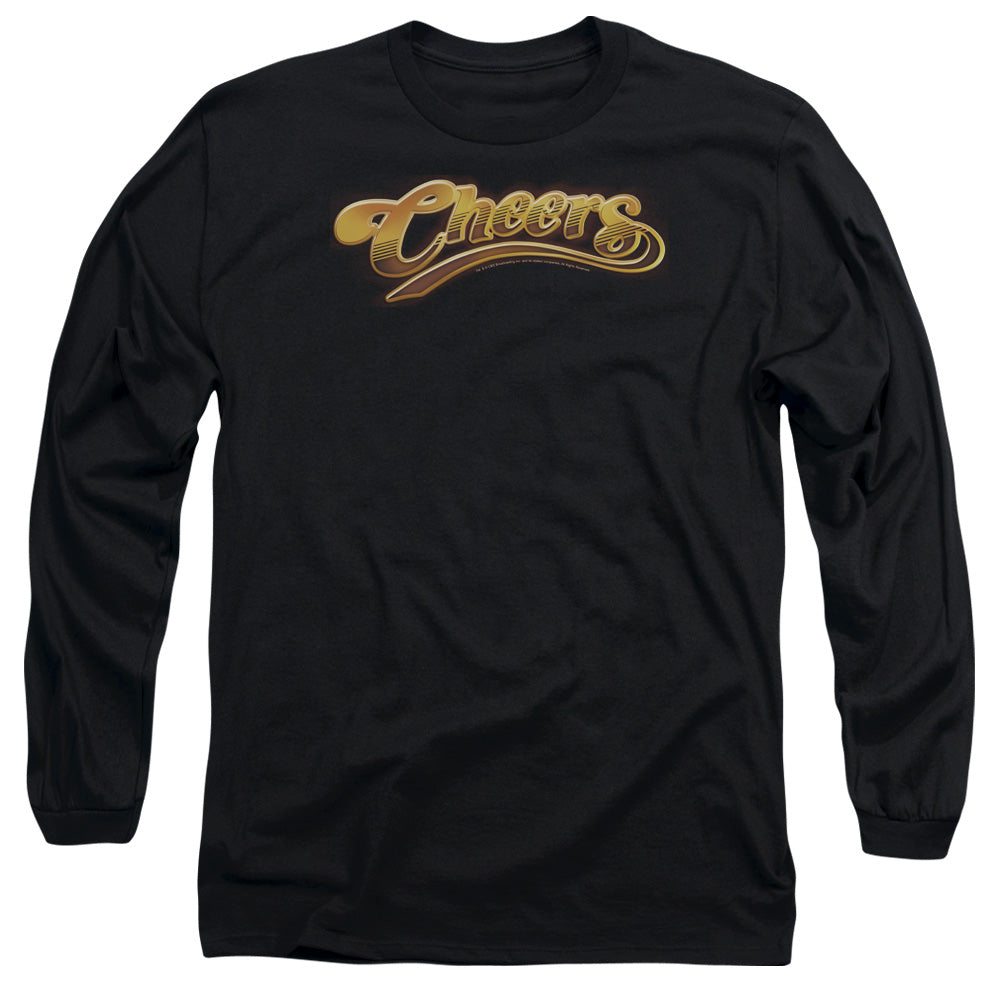 Cheers - Cheers Logo - Long Sleeve Adult 18/1 - Black T-shirt