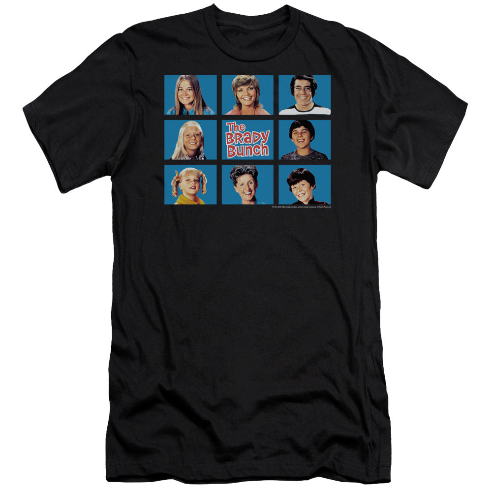 Brady Bunch - Framed - Short Sleeve Adult 30/1 - Black T-shirt