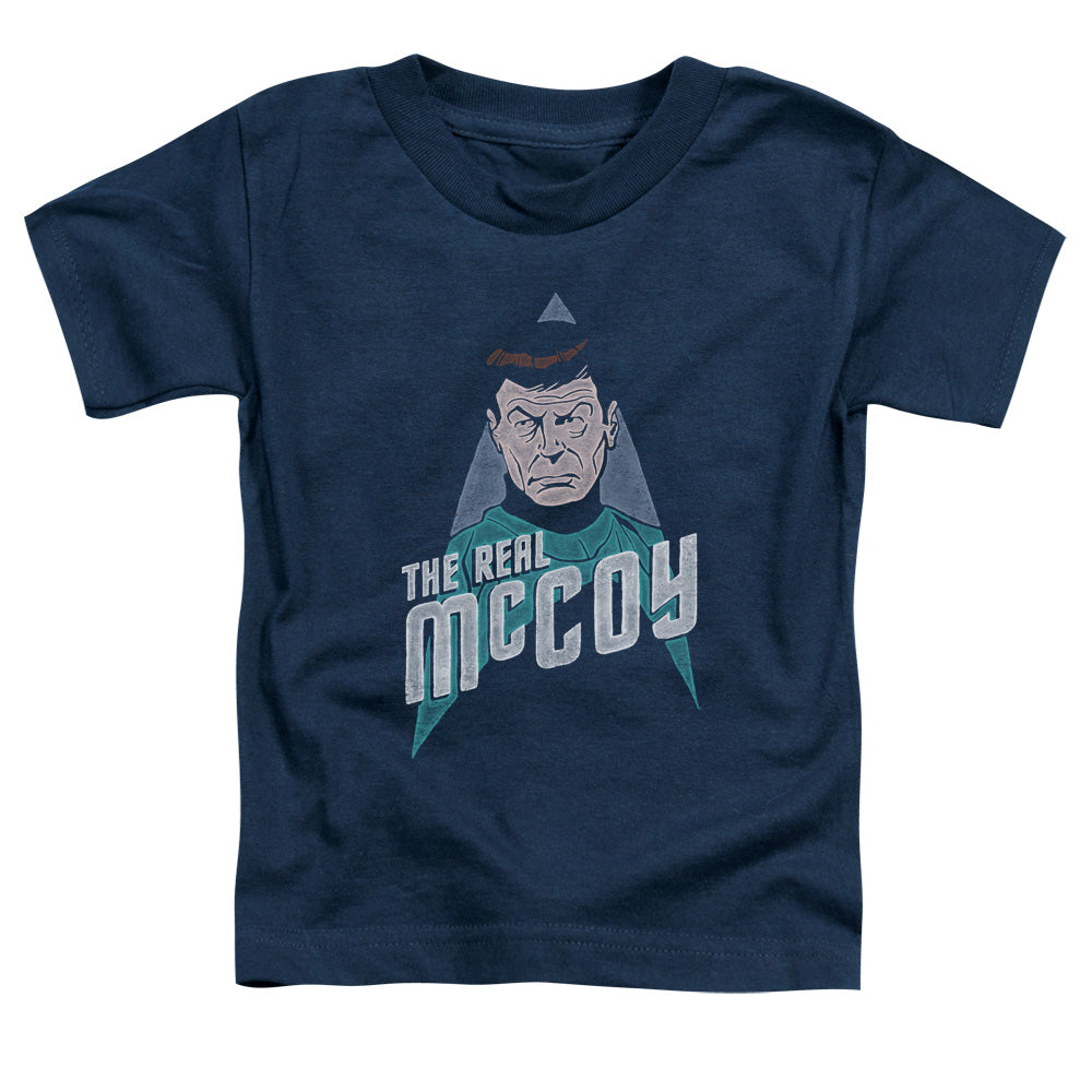 Star Trek - The Real Mccoy - Short Sleeve Toddler Tee - Navy T-shirt