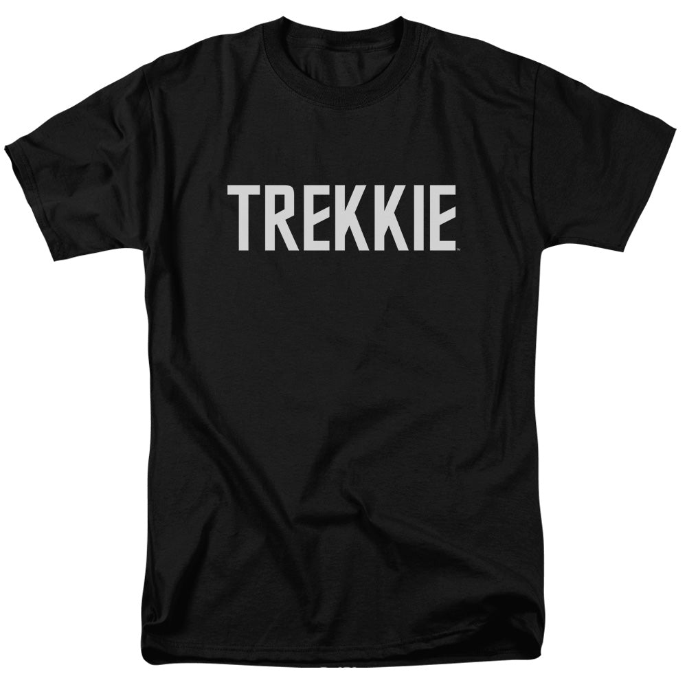 Star Trek - Trekkie - Short Sleeve Adult 18/1 - Black T-shirt