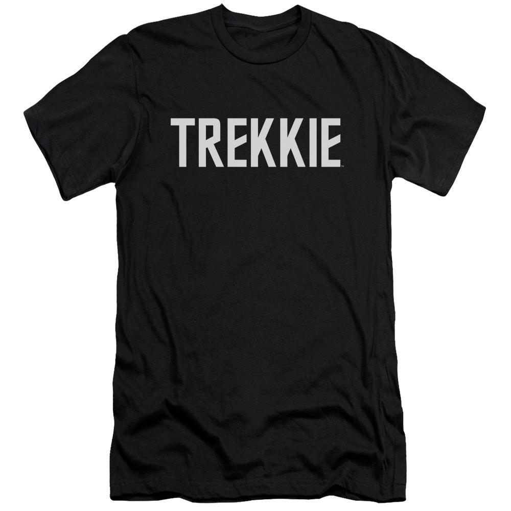 Star Trek - Trekkie - Short Sleeve Adult 30/1 - Black T-shirt